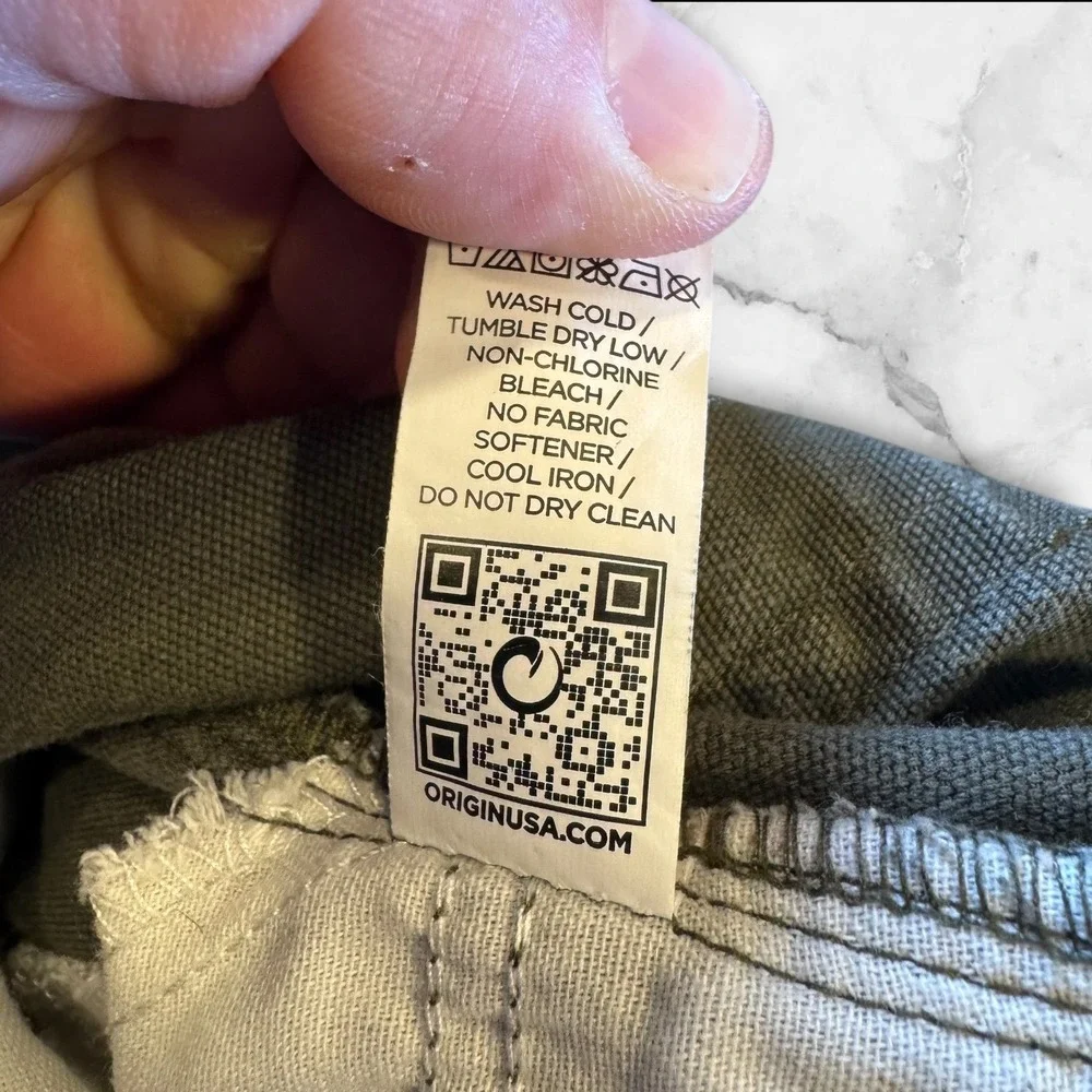 Origin Straight Leg Pants Mens 36x34‎ Gray Cotton Spandex Stretch Casual - Picture 8 of 11